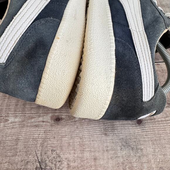 Puma Shoes Men's 10 Liga 341466 60 Suede Lace Up Sneakers Shoes Casual READ - Picture 7 of 13